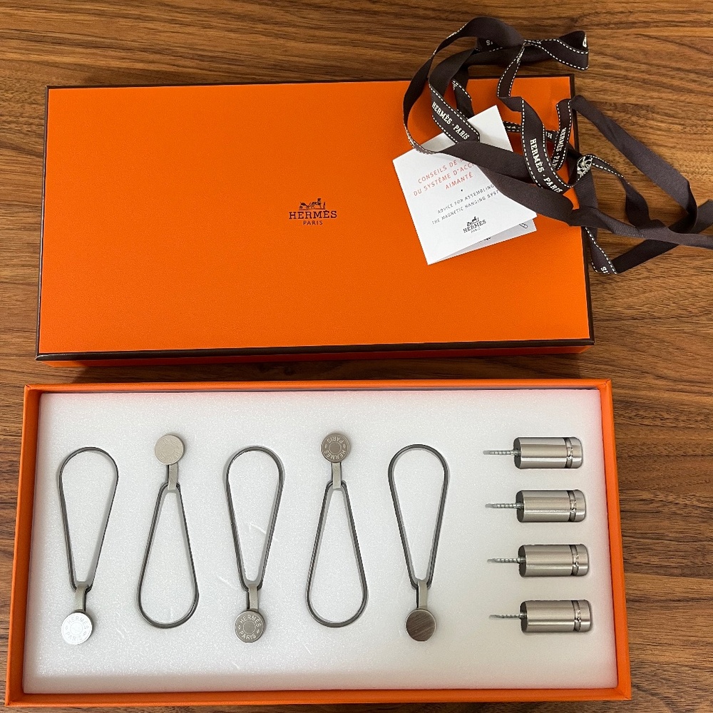 Authentic Hermes Scarf Hanging System